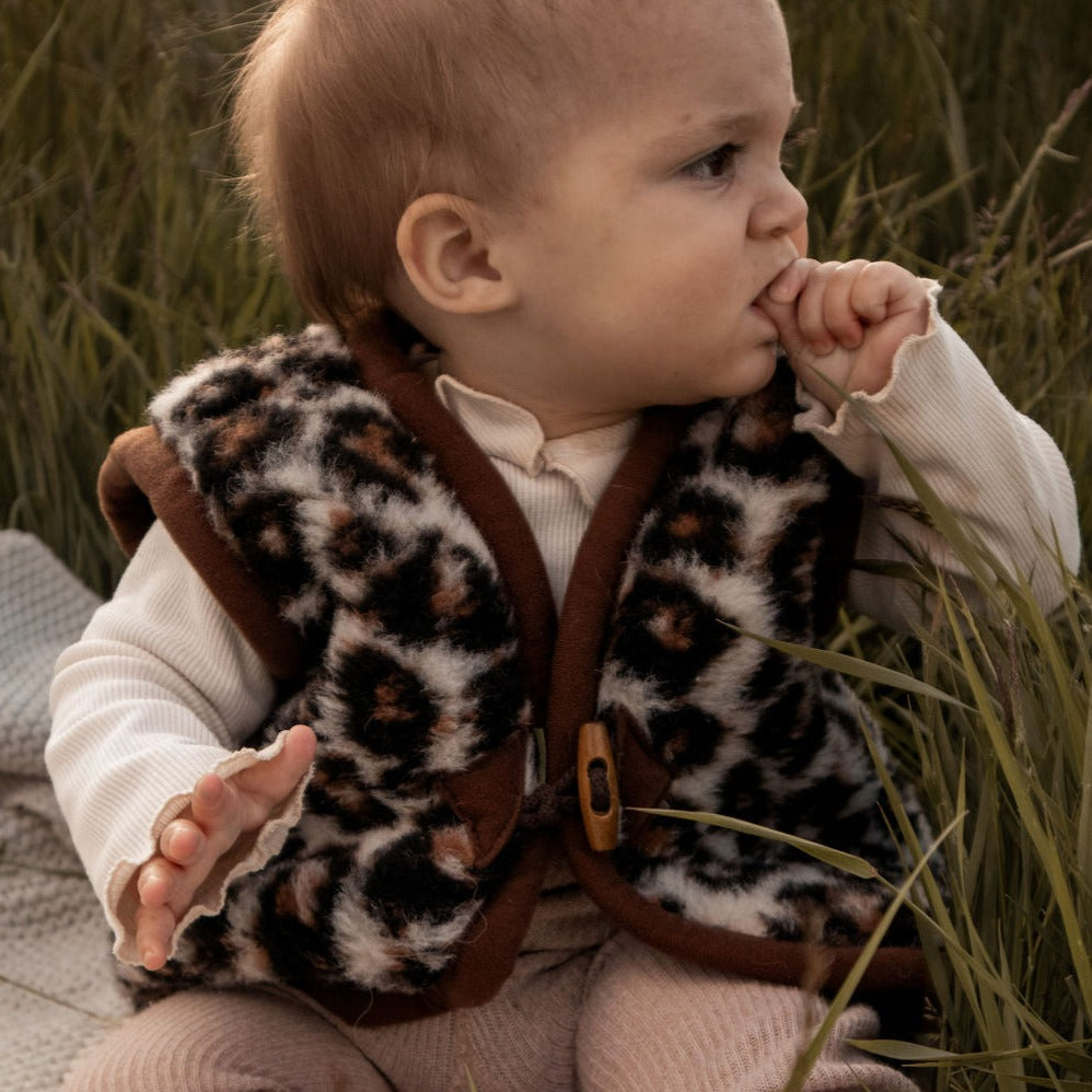 We Are Wovens Bodywarmer Junior Panter