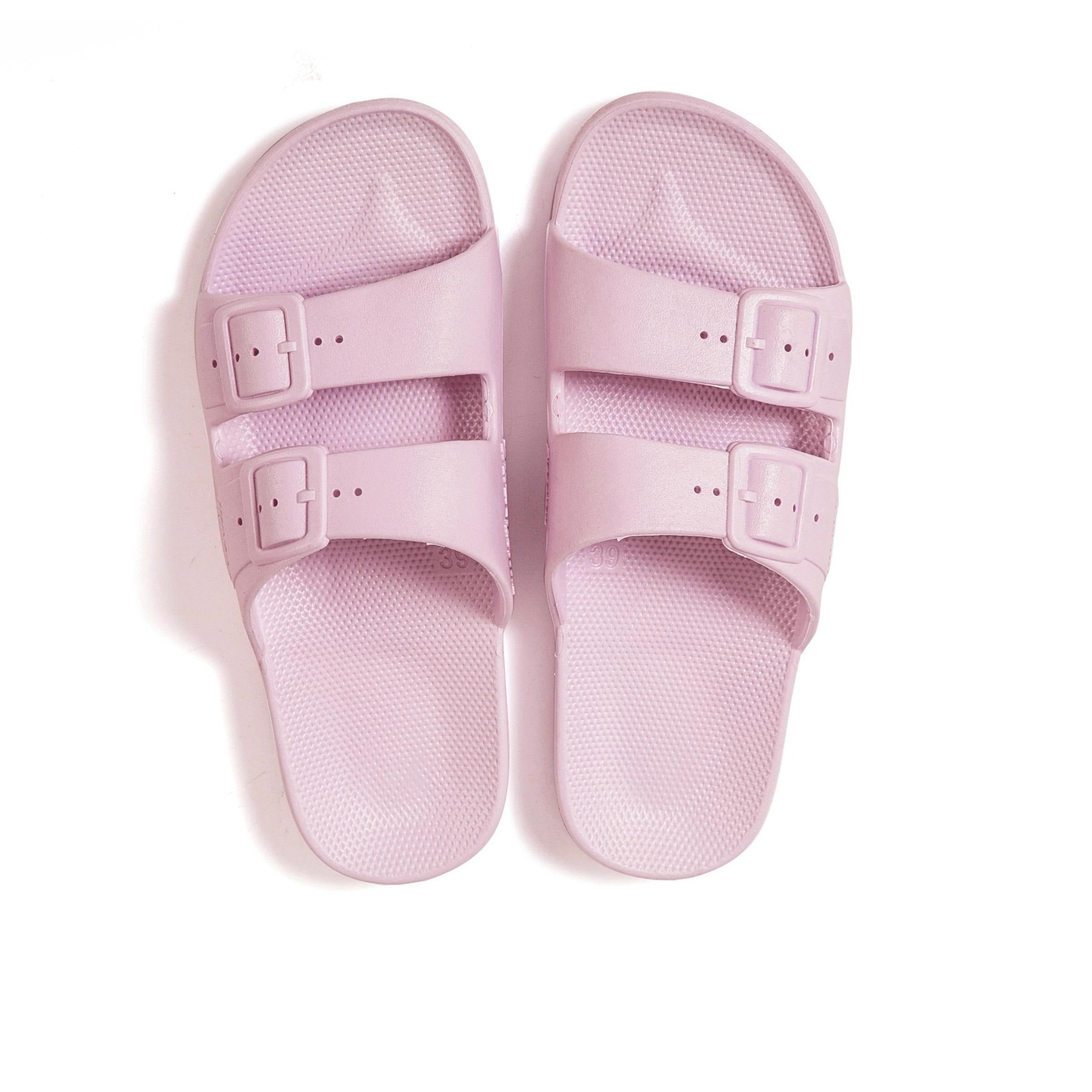 Rose sandalen voor kinderen en volwassenen van het merk freedom Mozes