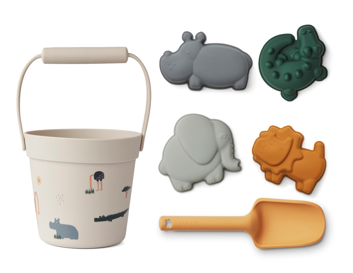 Liewood Dante beach set| Safari sandy mix