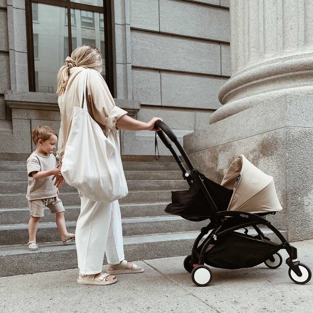 Studio NOOS Mom bag white rib