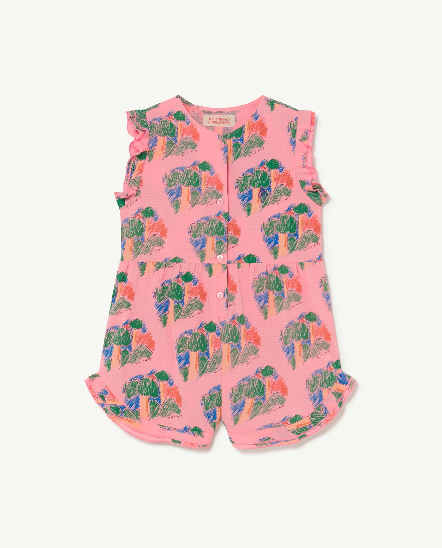The Animals Observatory Woods Pink Squirrel Jumpsuit