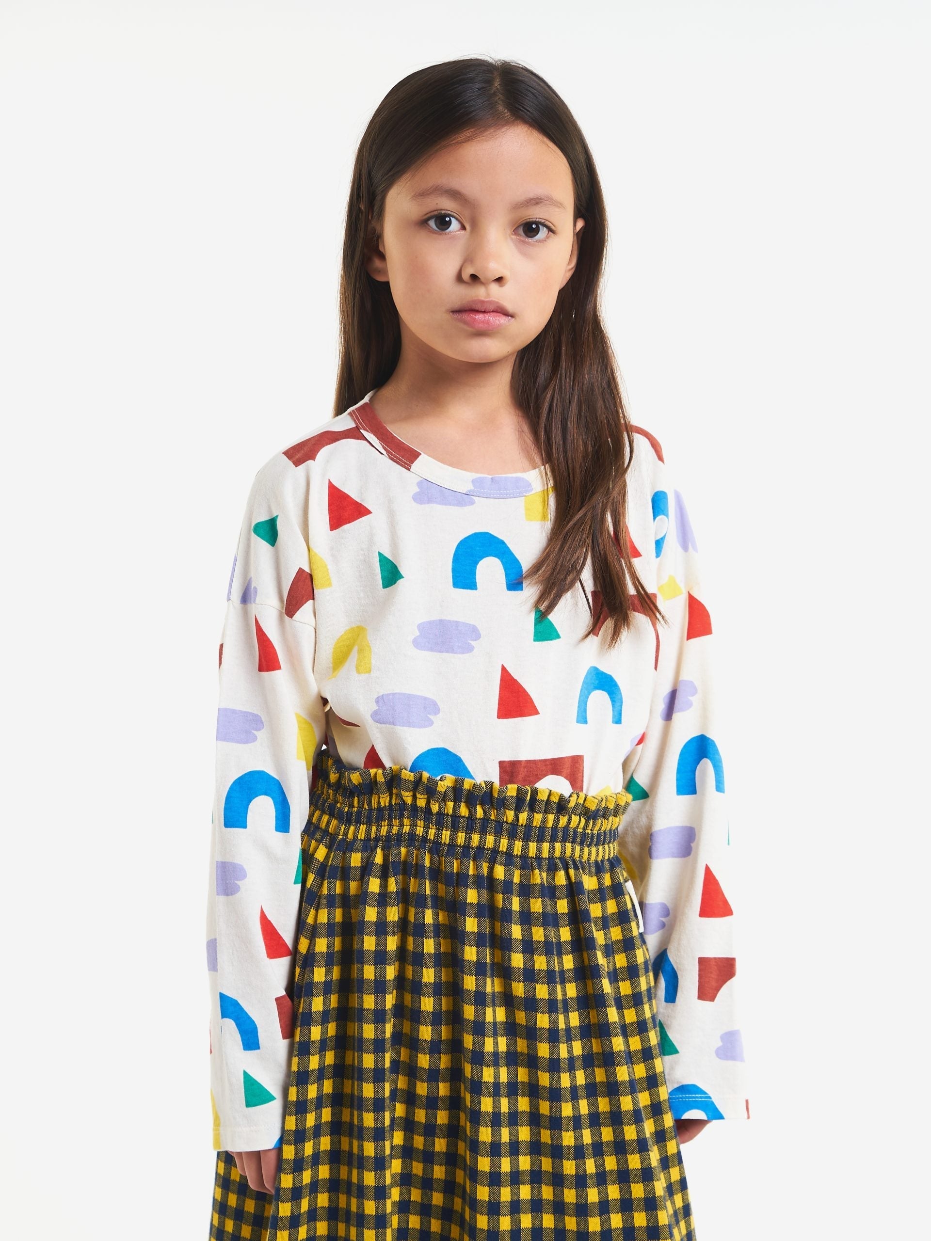 BC vichy jacquard skirt | MIDNIGHT BLUE - Charly's