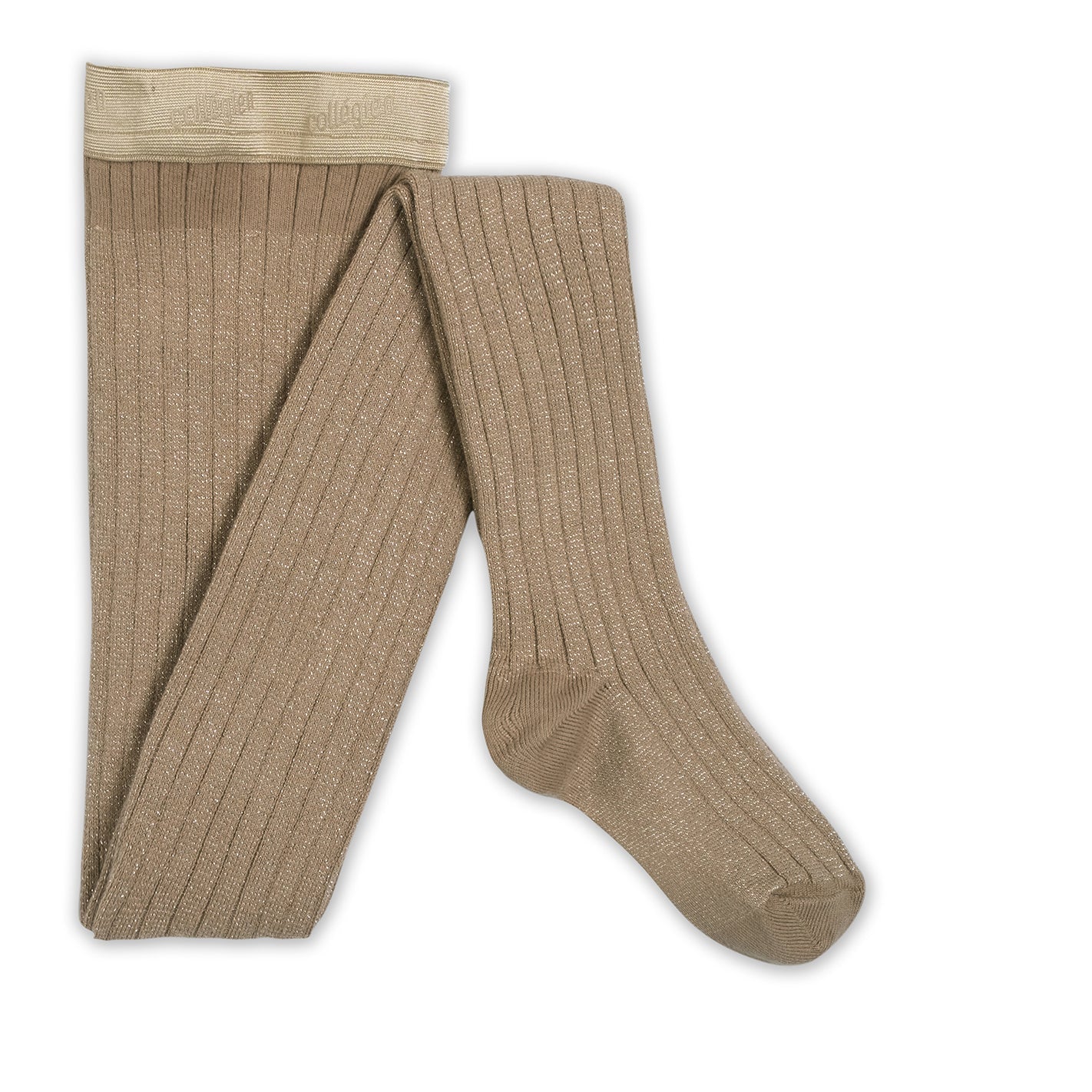 Maillot glitter taupe ribbed - Charly's