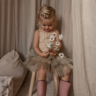 Tutu voor kinderen (meisjes) in het goud van Mar Mar Copenhagen.