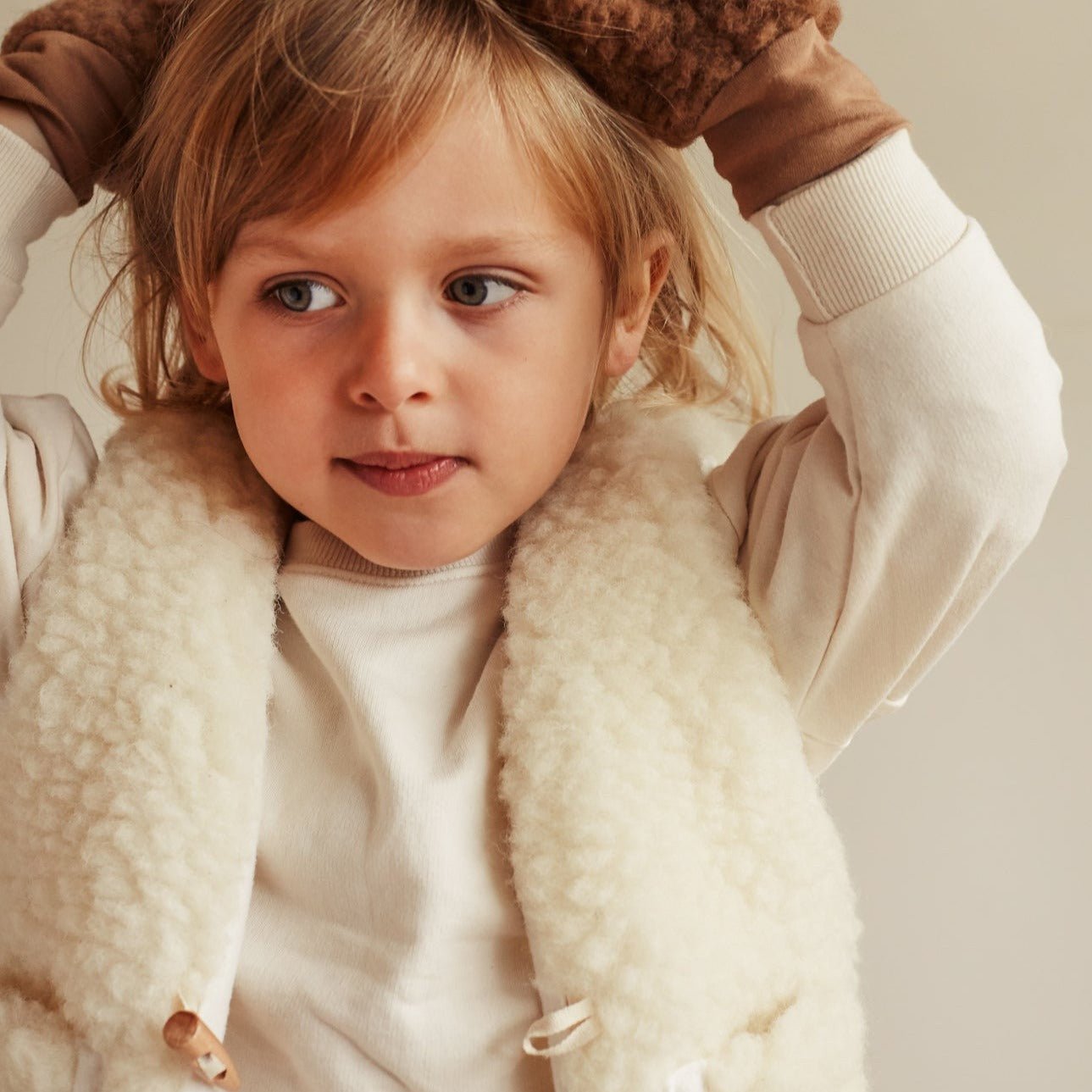 Merinowool snugglevest milk - Charly's