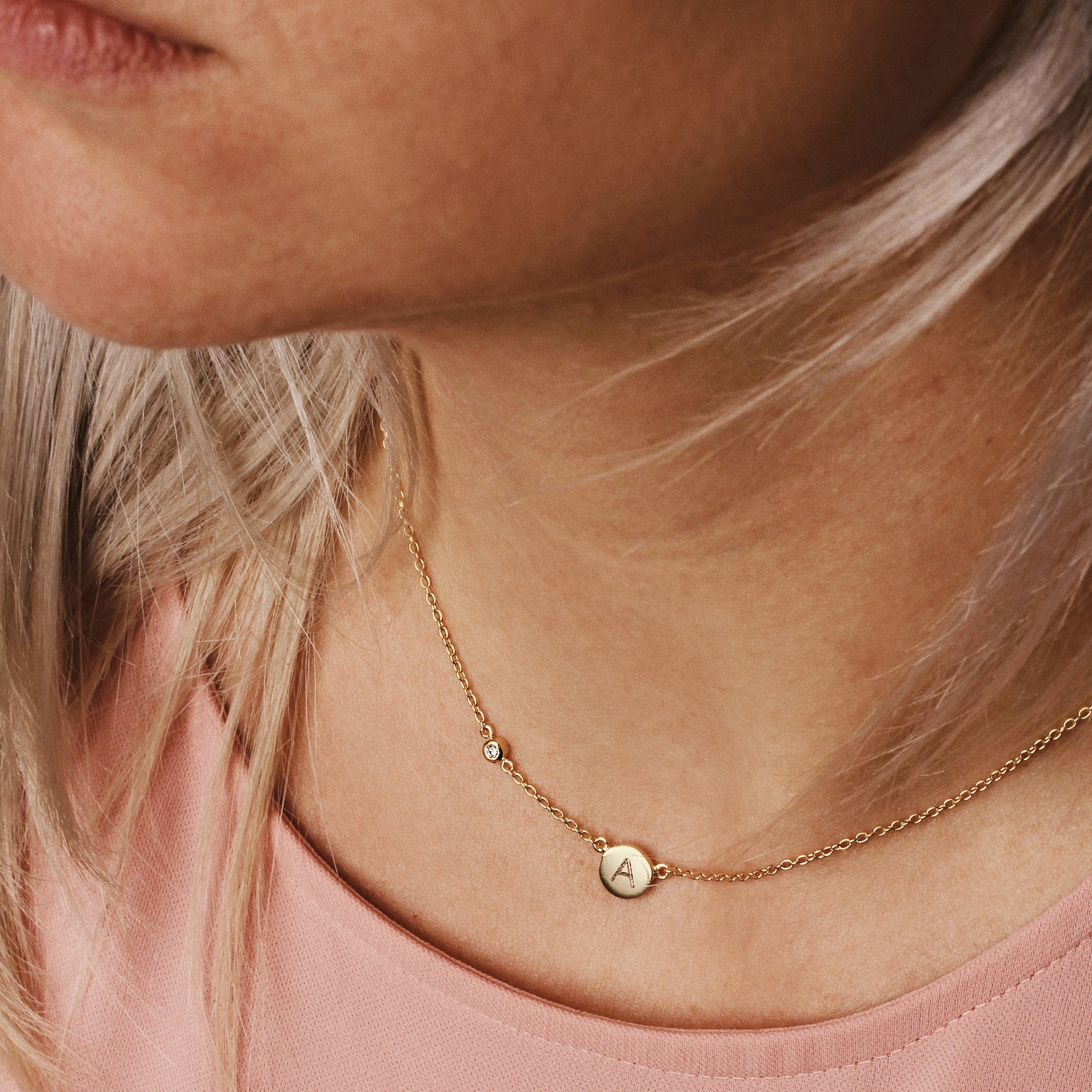 Naamketting moeders gold plated - Charly's