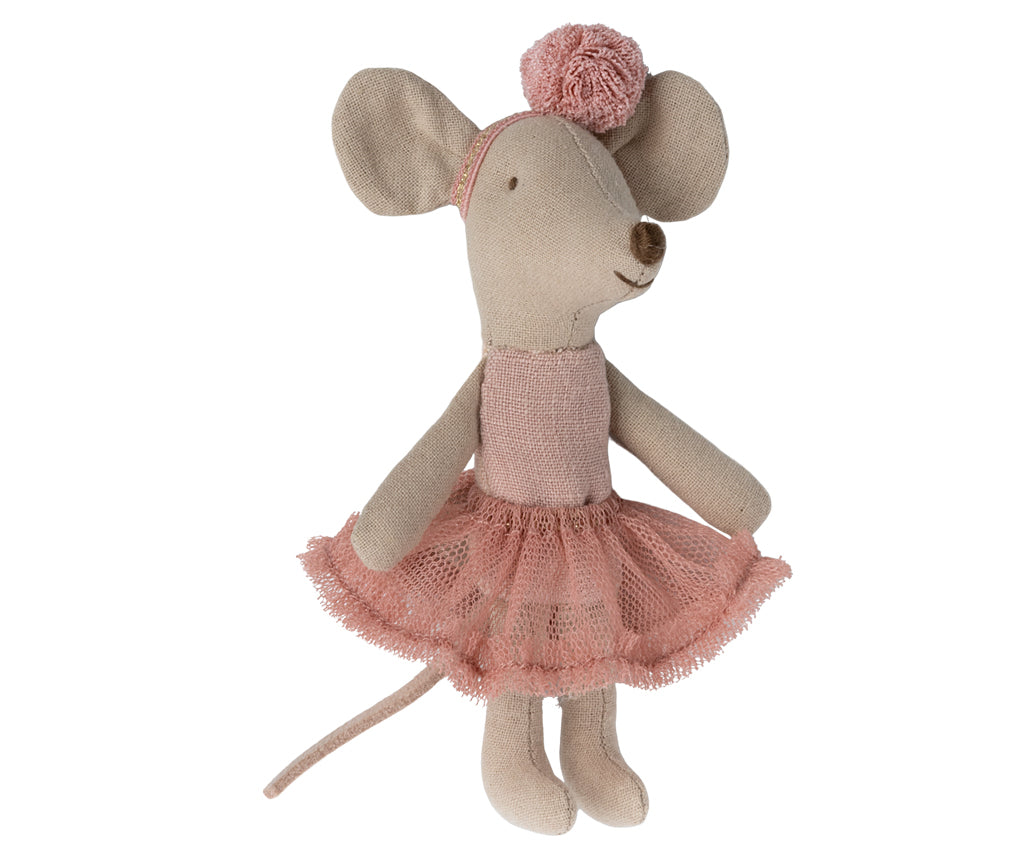 Maileg Ballerina mouse sister little rose