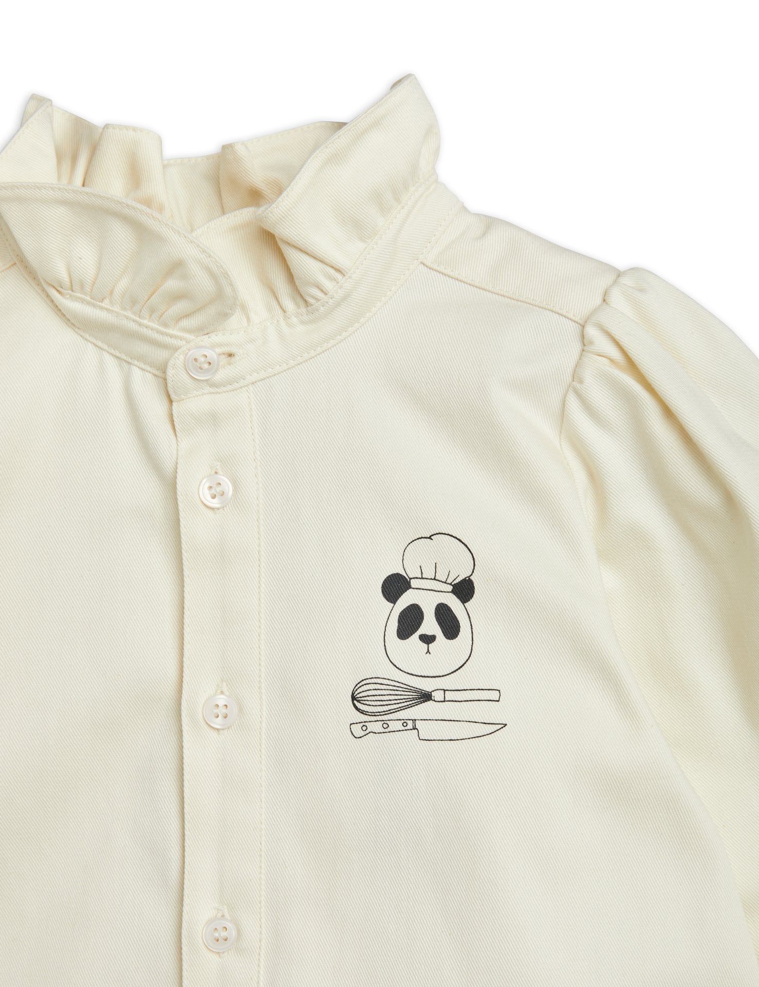 Mini Rodini Chef panda woven blouse