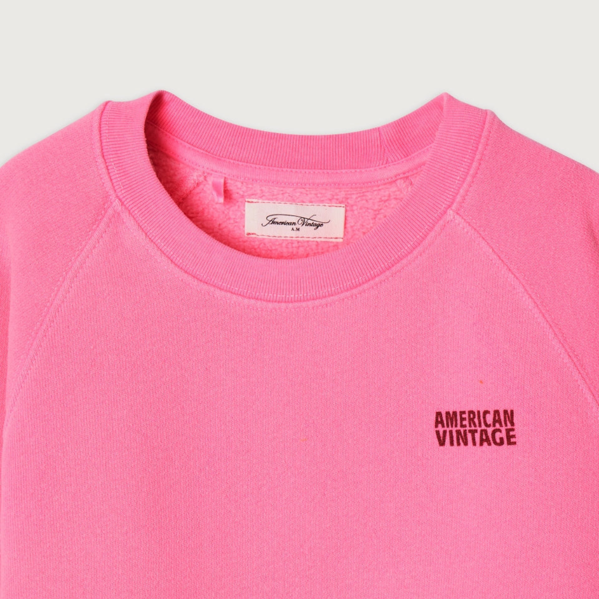 Trui rose fluo American vintagge