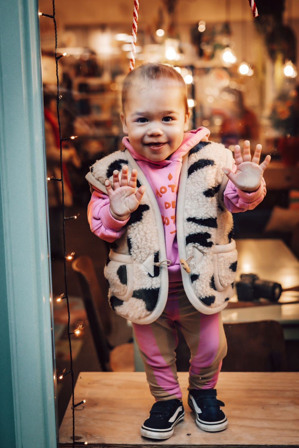 Bodywarmer junior geopard