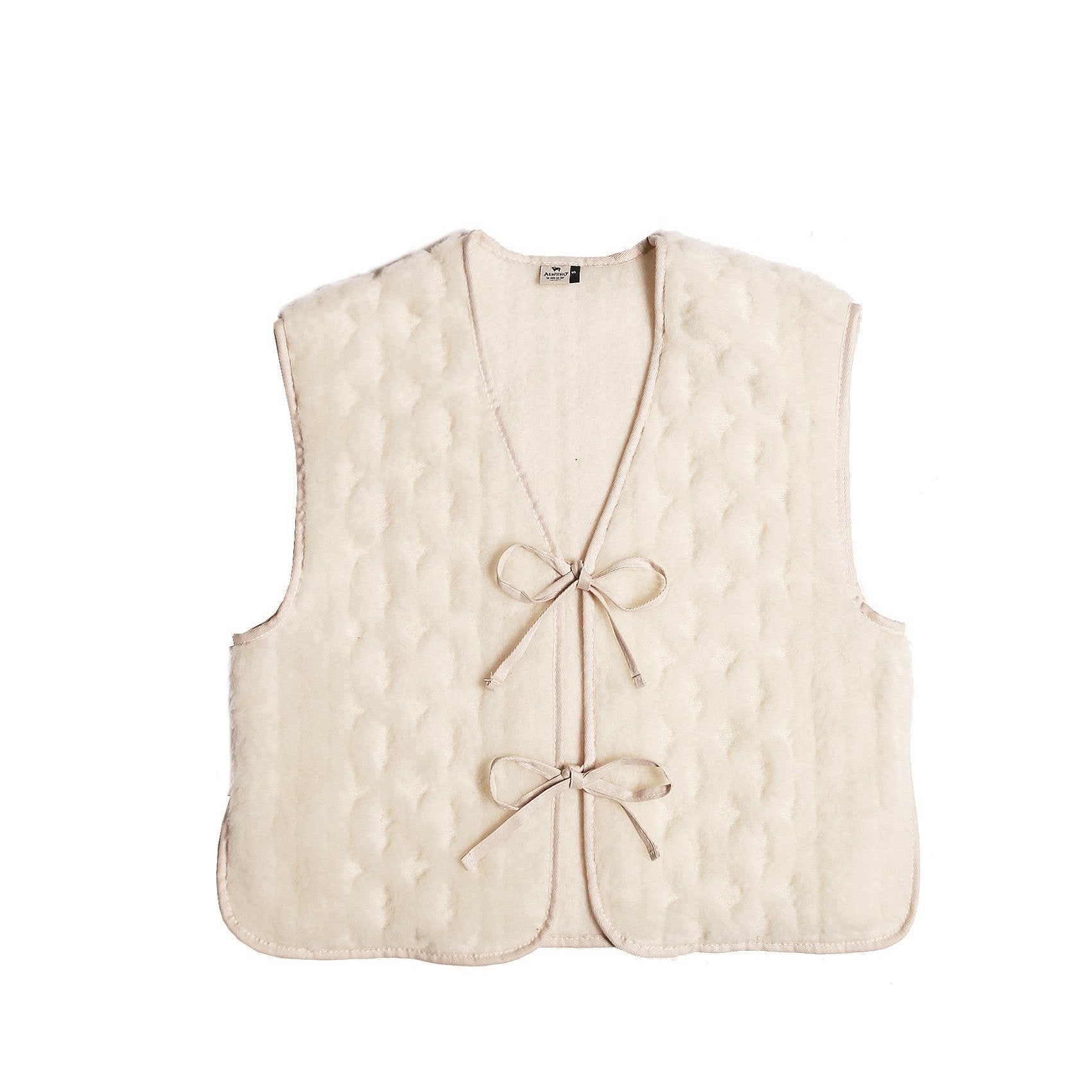 Alwero gilet vero naturel flatlay