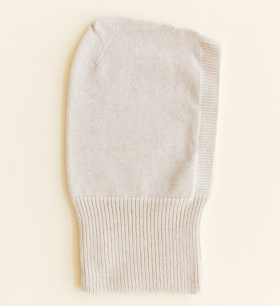 Balaclava eddy cream voorzijde hvid