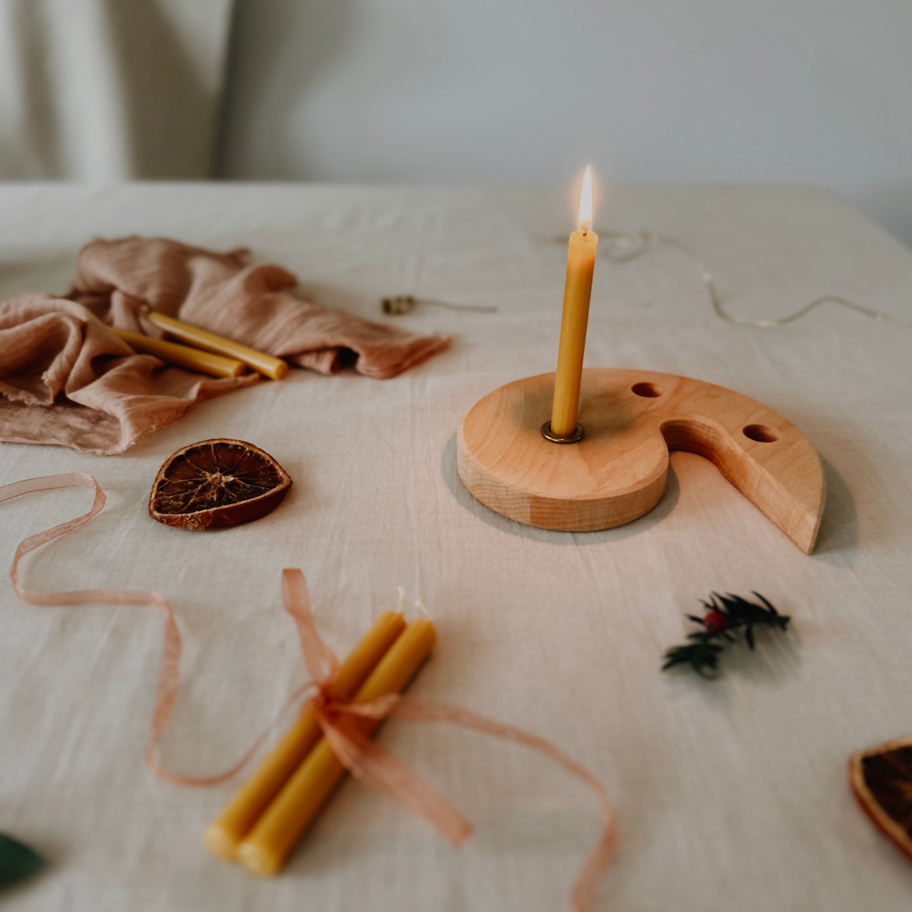 Beeswax kaarsen 12st. grimms