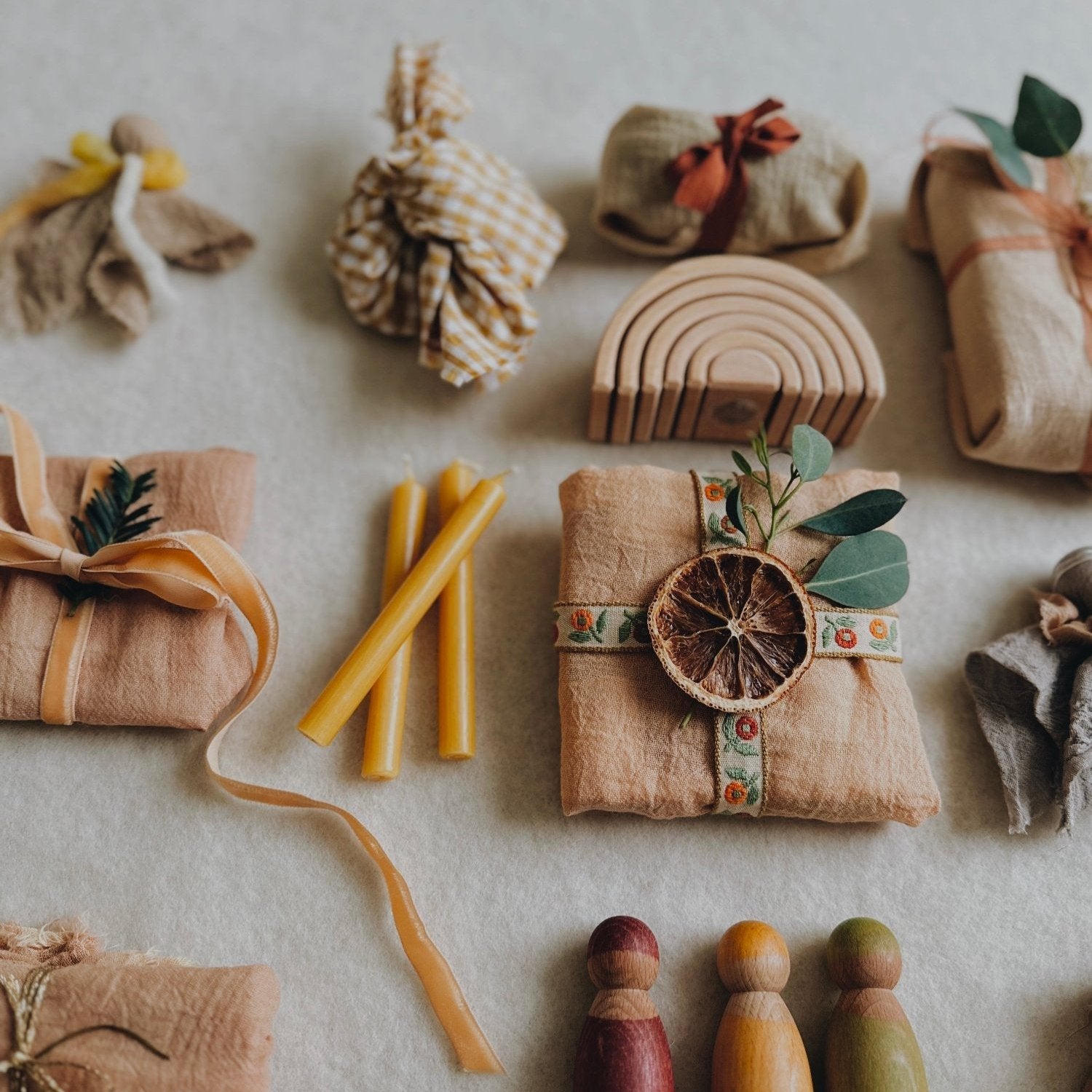 Beeswax kaarsen 12st. lifestyle 