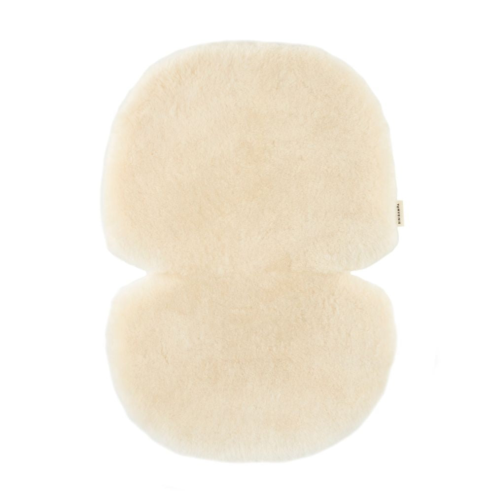 Binibamba Sheepskin snuggler milk