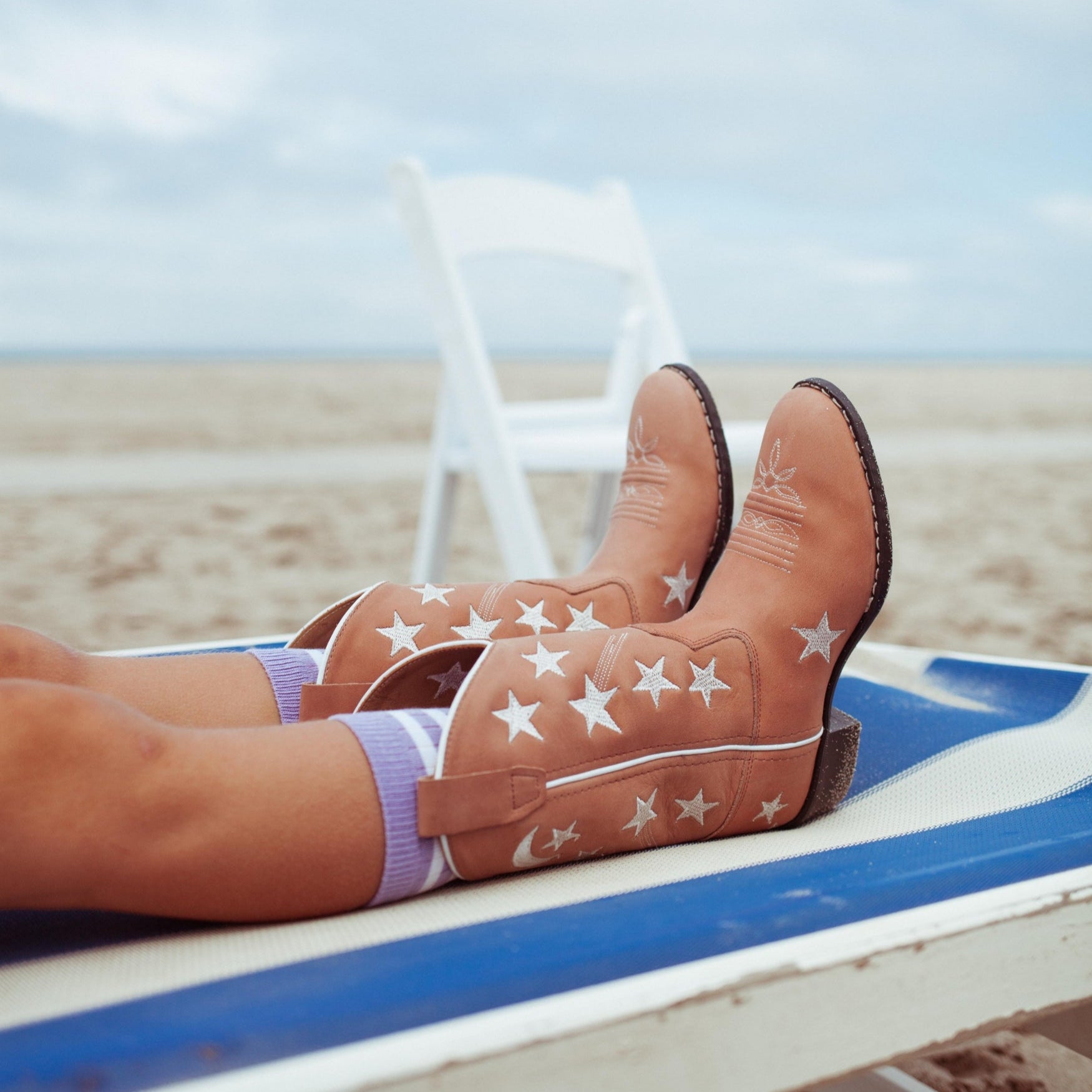 Bootstock stars soft pink