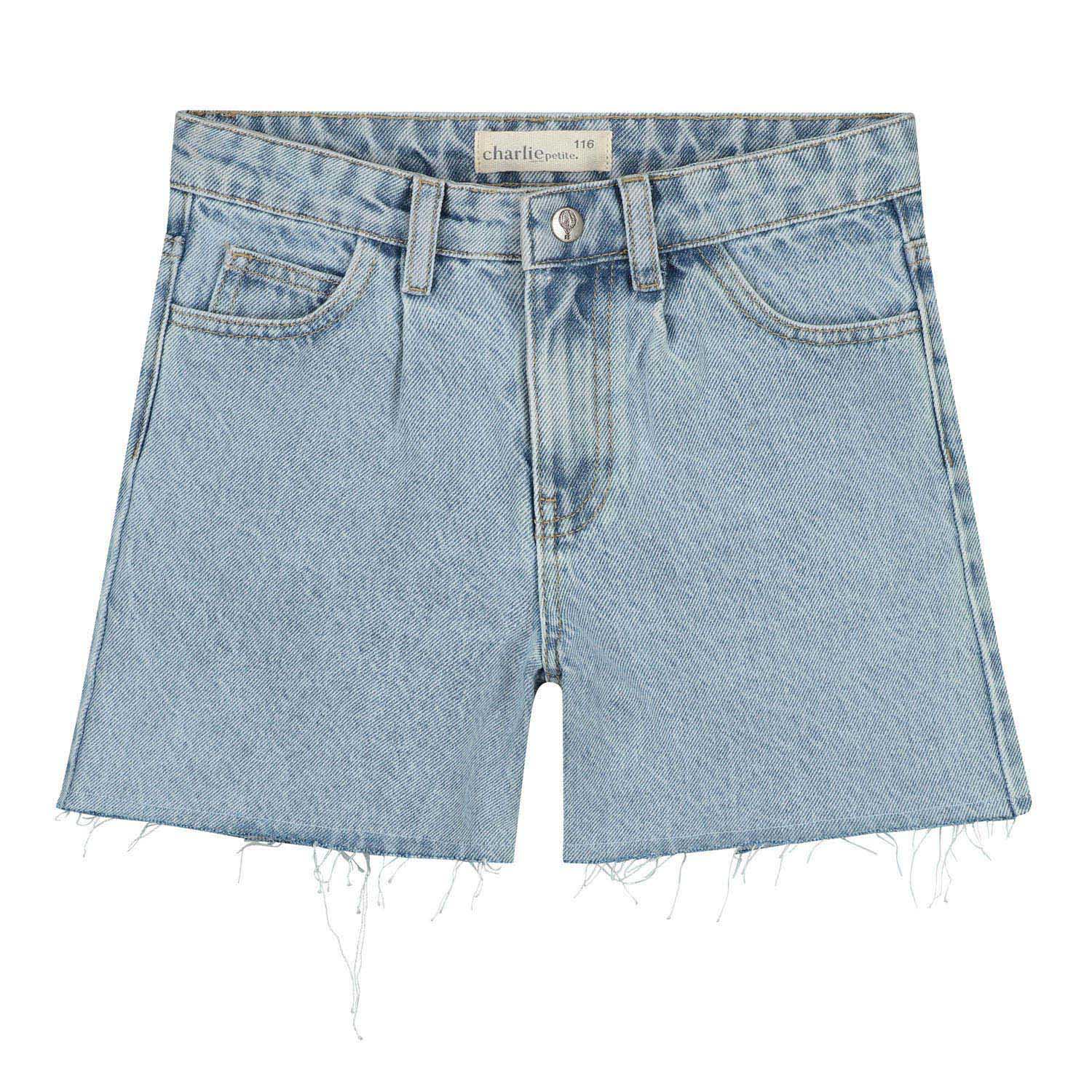 Short blauw kids