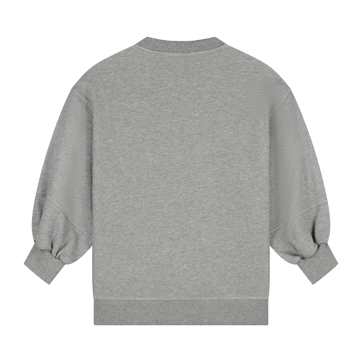 Charlie Petit nada sweater jurk grijs achterkant