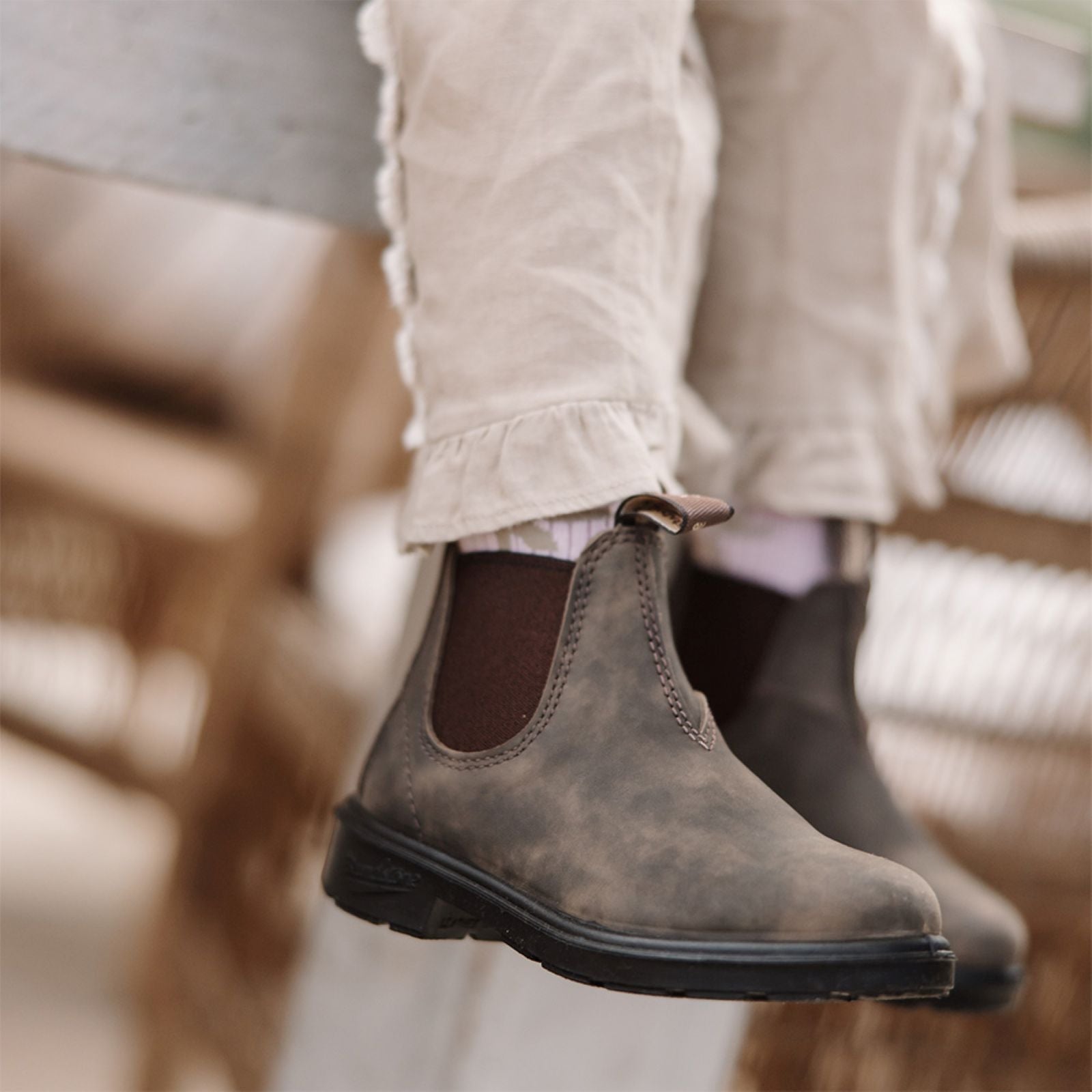 Chelsea boots brown rustic 565