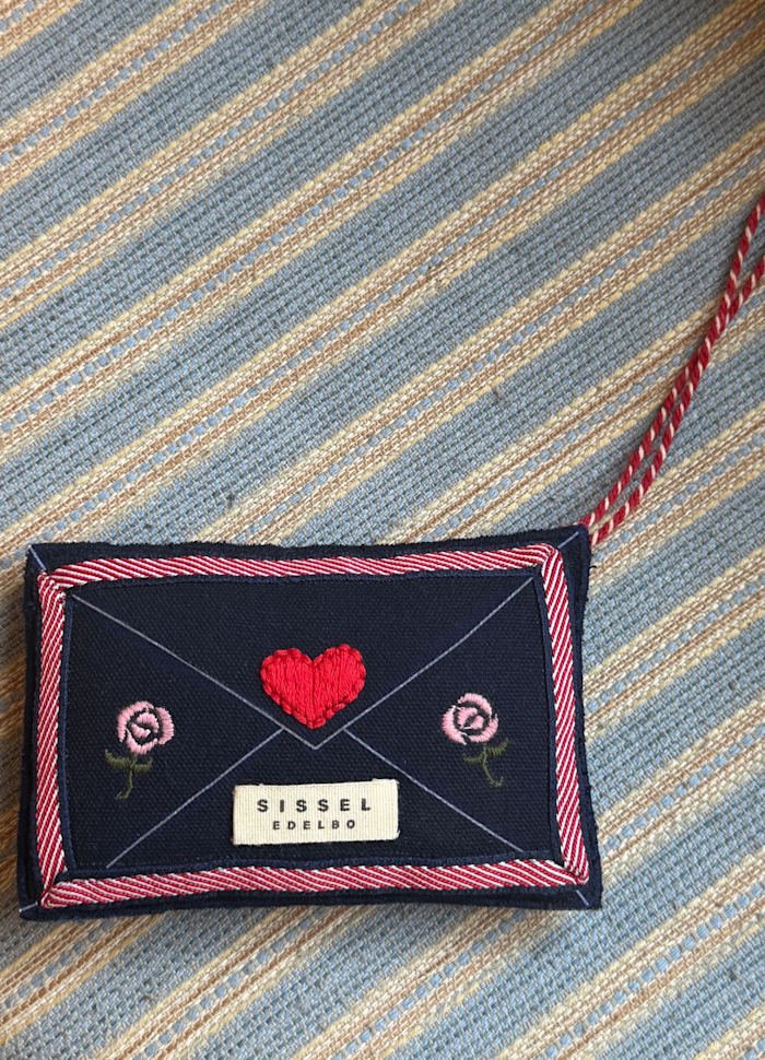 Christmas Letter Ornament Santa