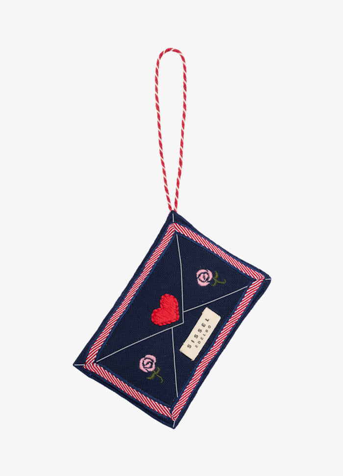 Christmas Letter Ornament Santa