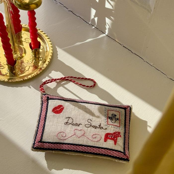 Christmas Letter Ornament Santa lifestyle