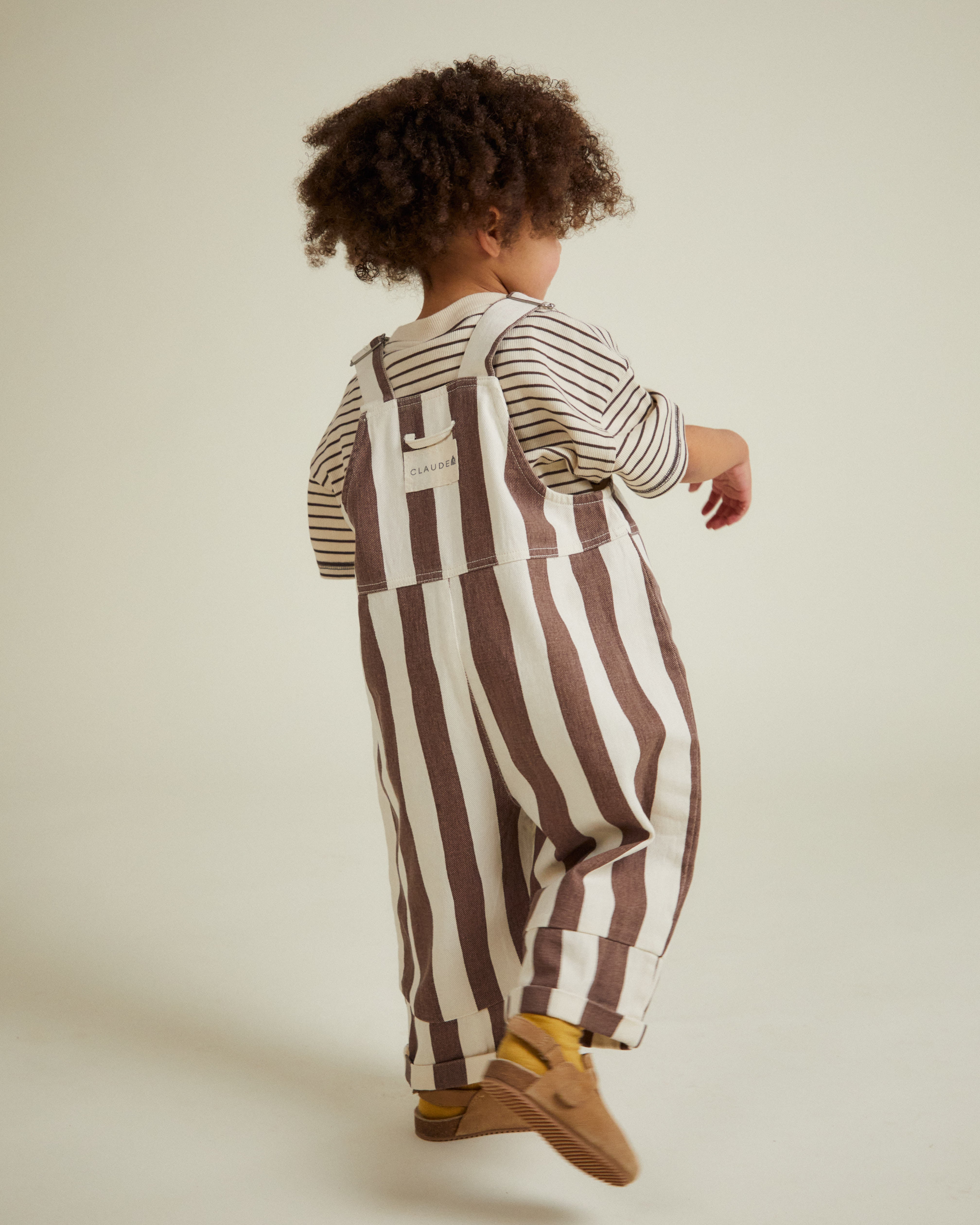 Blythe stripe dungaree