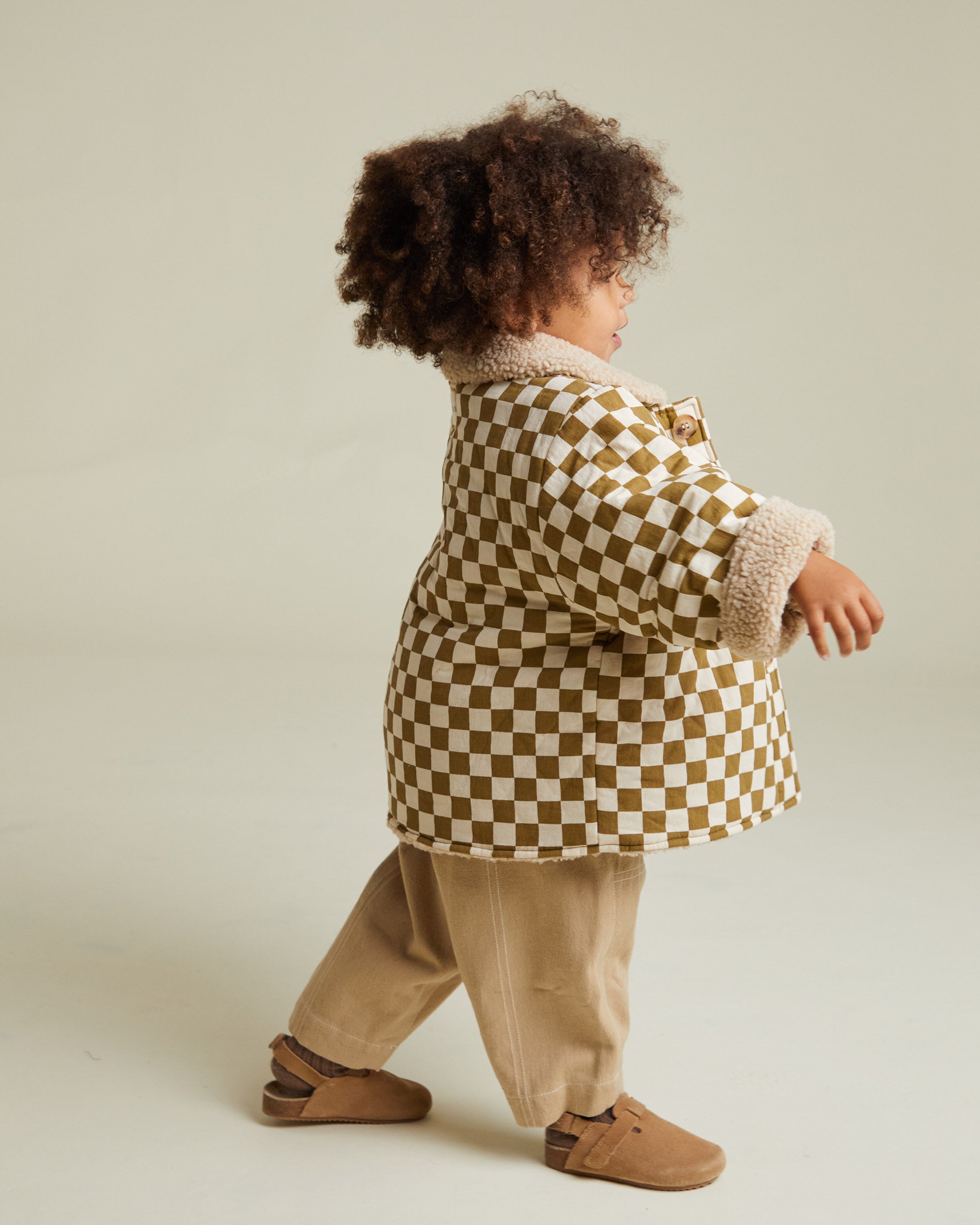 Emery checkerboard coat