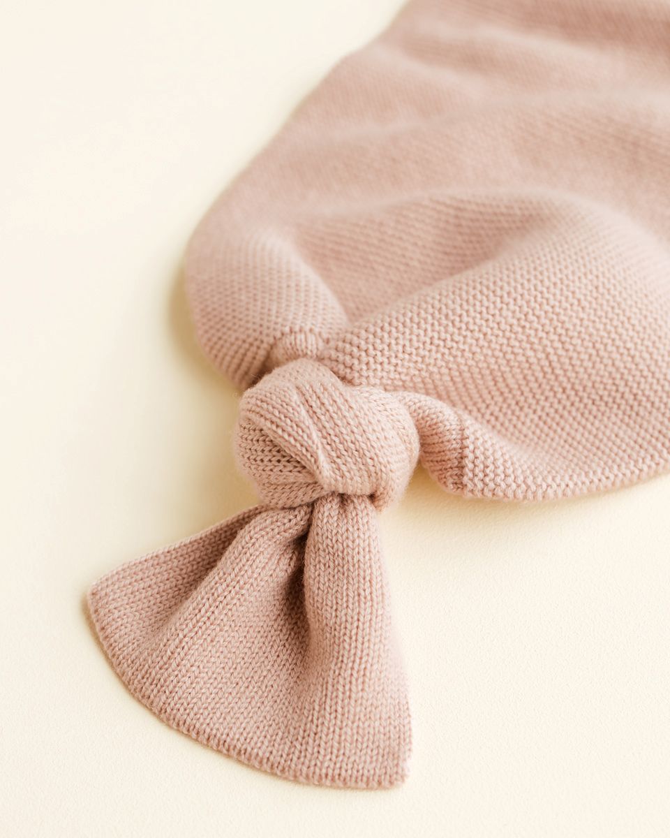 Achterzijde Cocoon apricot hvid