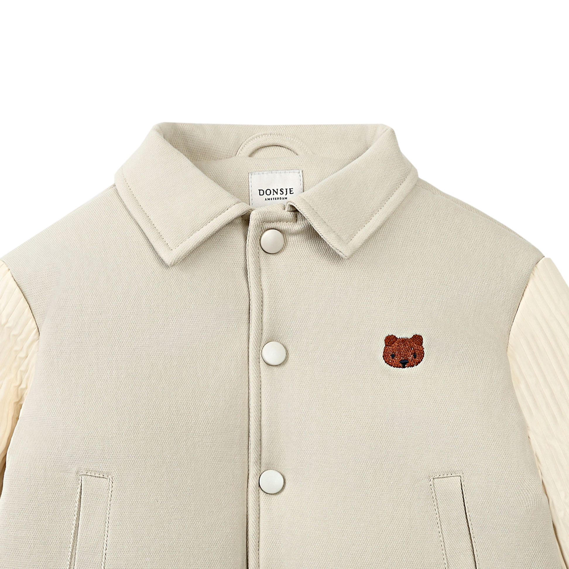 Donsje jacket bear biscotti detail foto