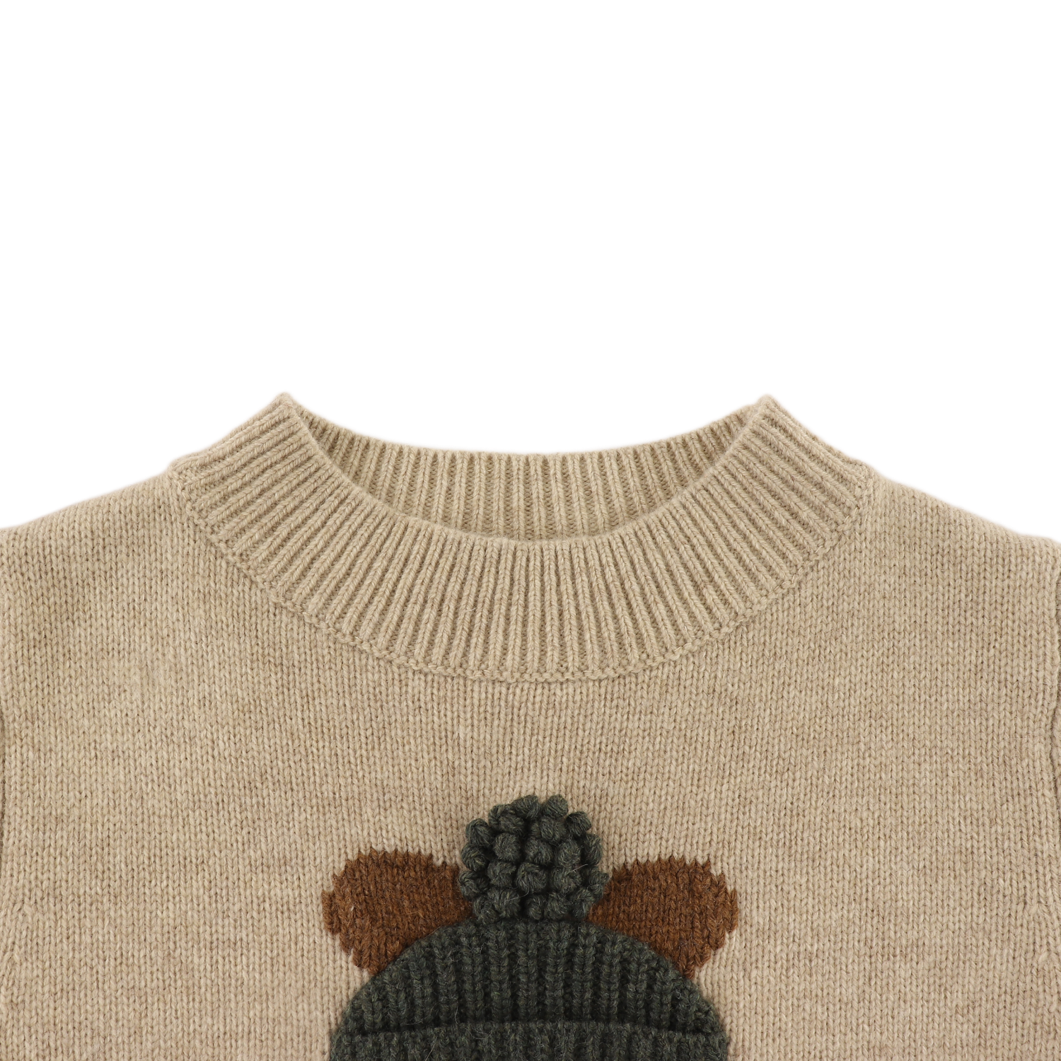 Donsje Merino wool trui beer detail