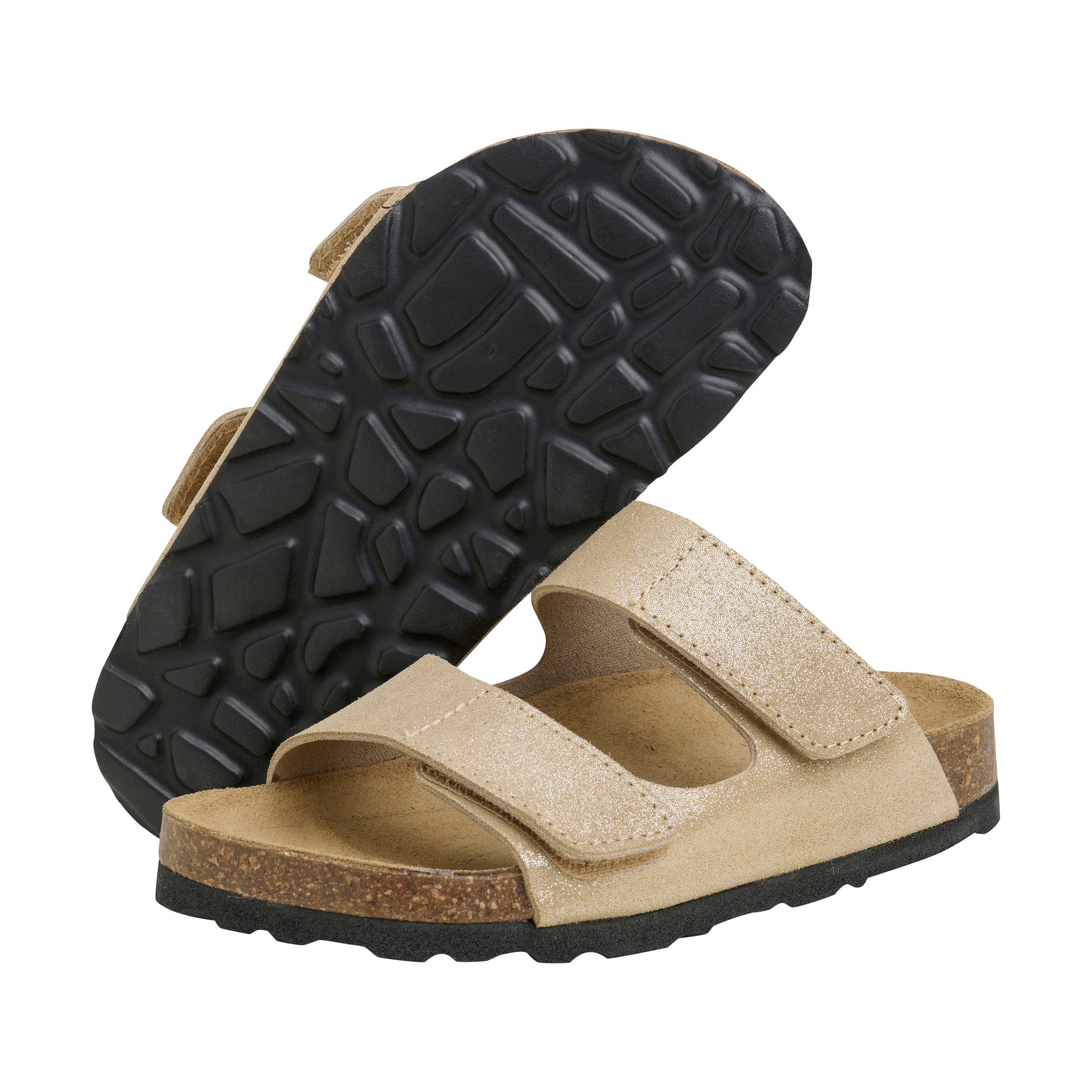 ENFANT Sandal nubuck leather champagne beige