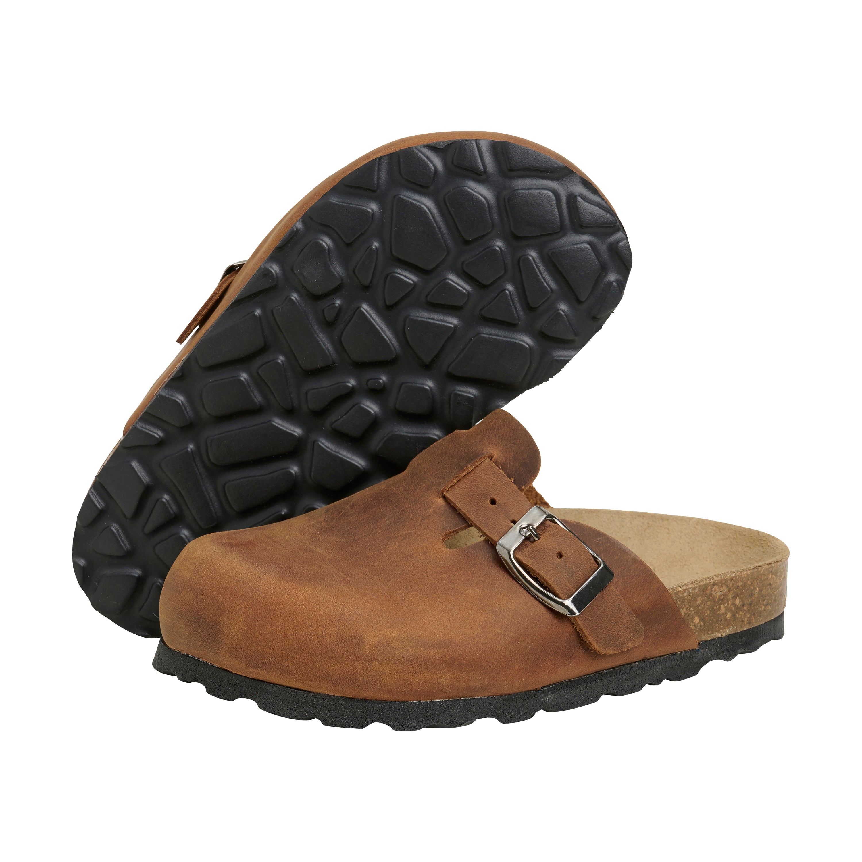 ENFANT Clogs nubuck leather acorn