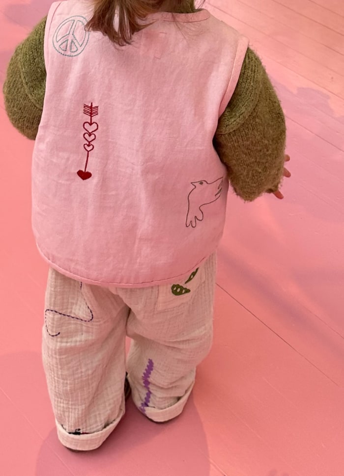 PRE-ORDER Ellie MINI Vest Pink