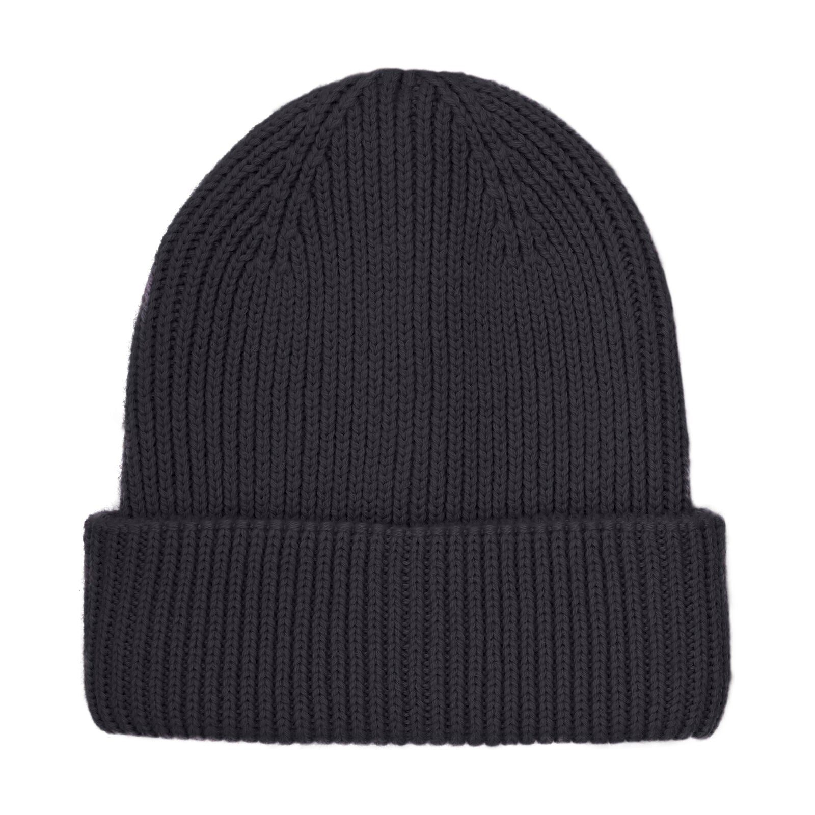Beanie wol gevoerd ebony grijs enfant