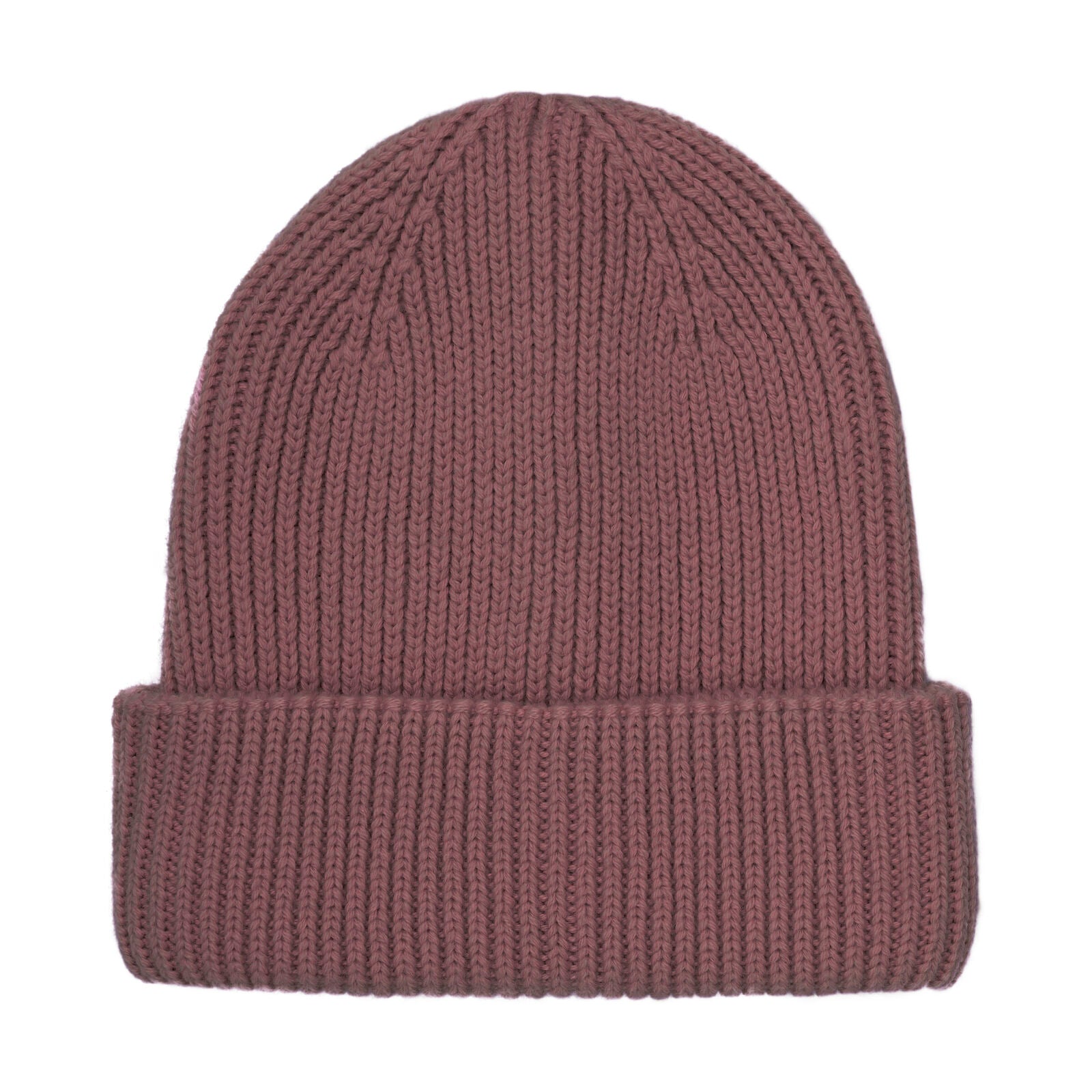 Beanie wol gevoerd rose taupe enfant