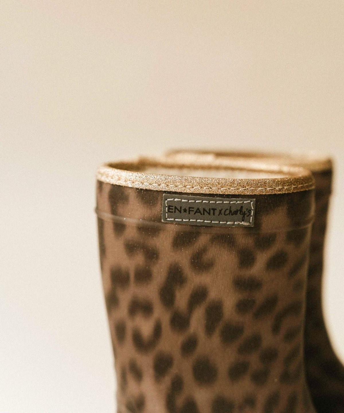 Bottes de neige pailletées édition limitée léopard enfant