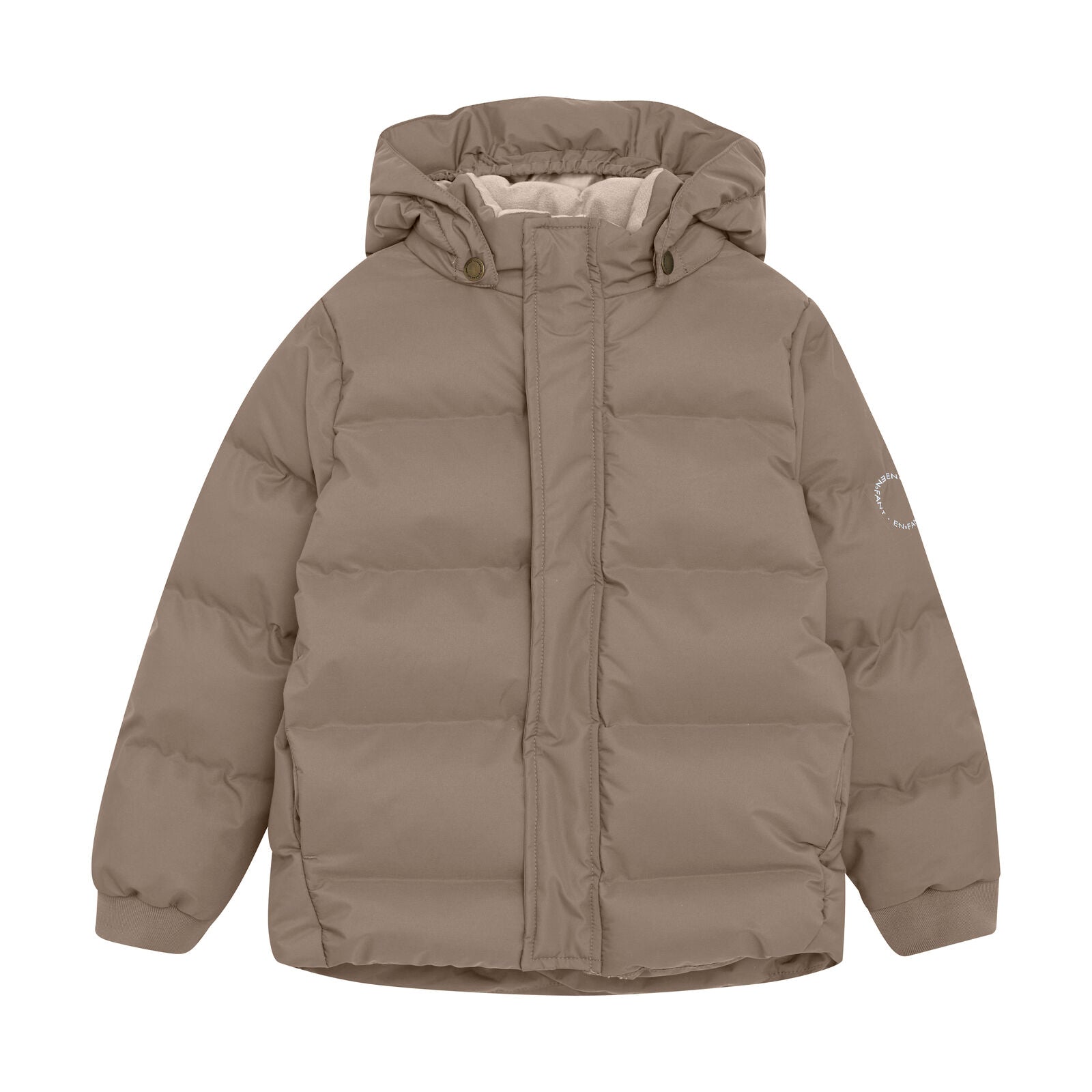 Winterjas unisex beige fungi enfant
