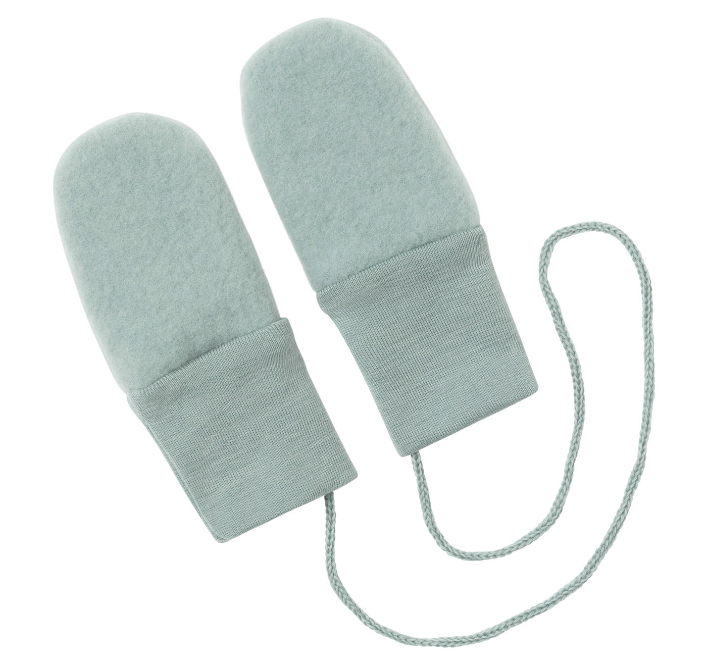 Engel Natur Wolfleece wantjes mountain blue melange voorkant