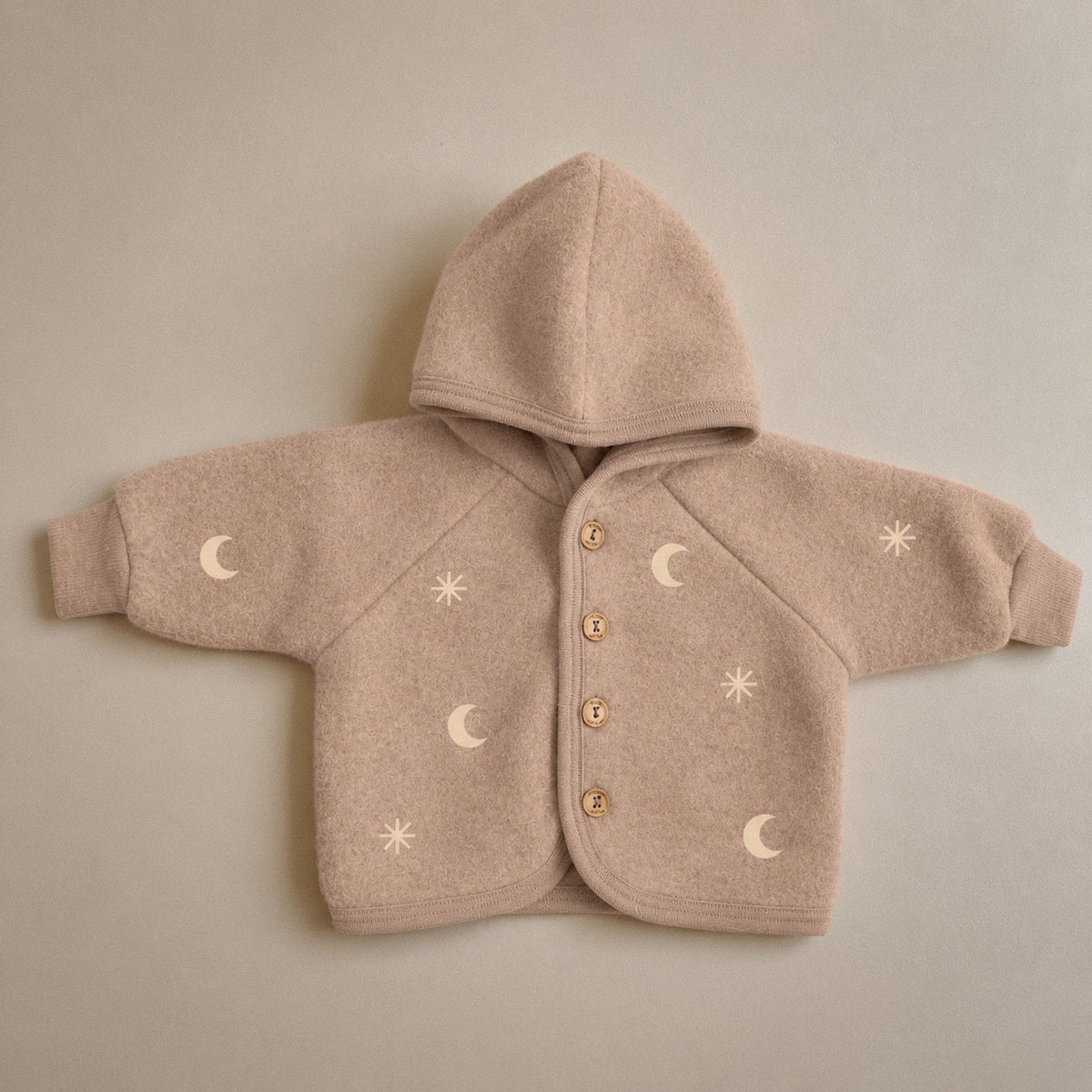 Veste polaire loup sable édition limitée lune