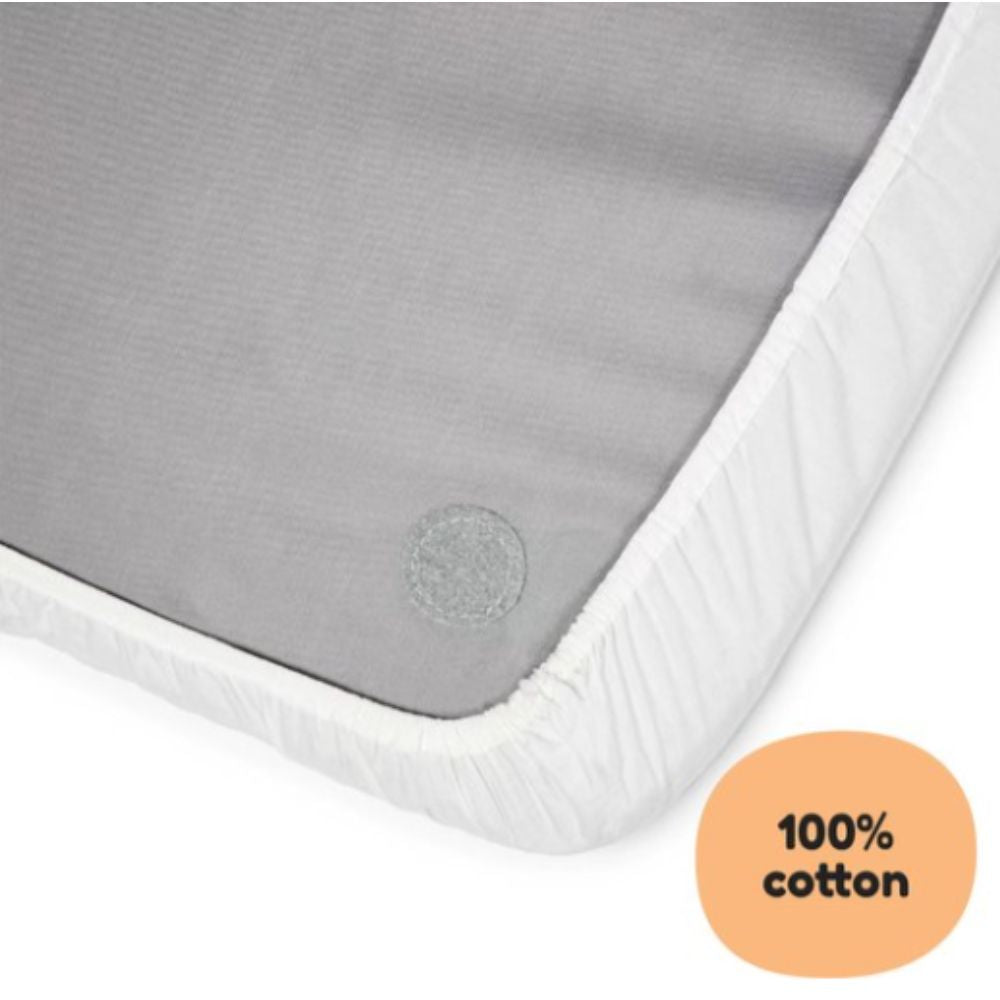 Hoeslaken reisbedje earosleep met instructie