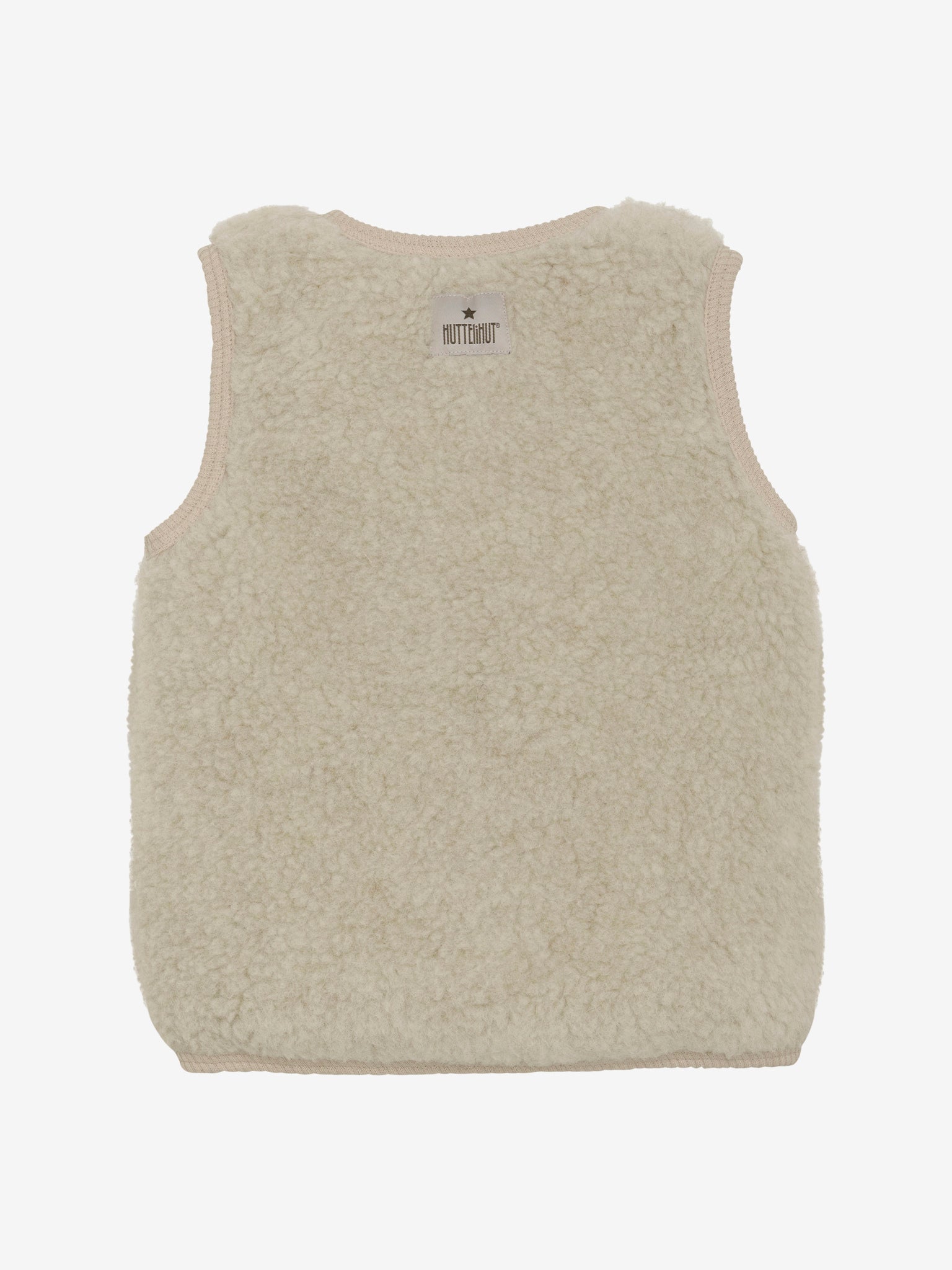 Bodywarmer merinowool beige