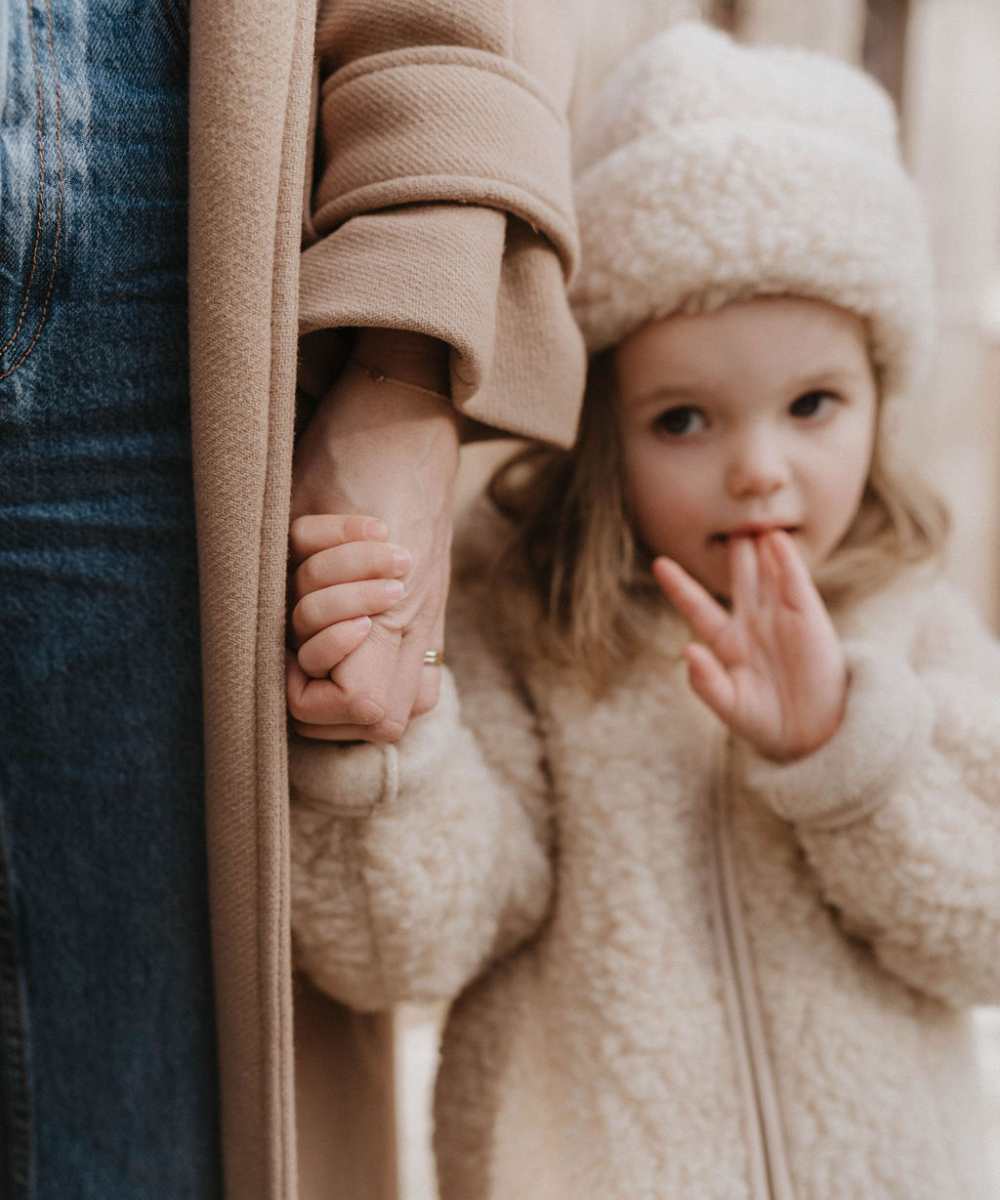 Jasje 100% wol beige
