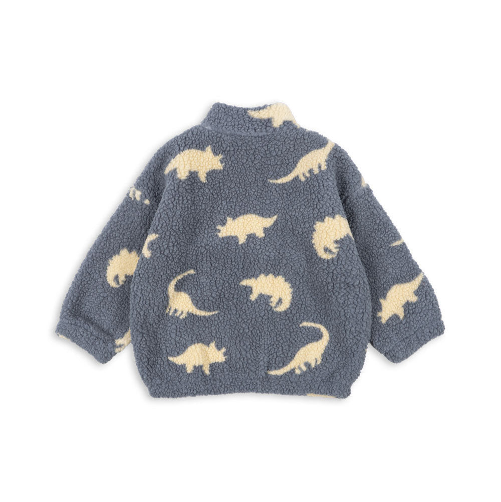 Konges Slojd teddy jacket dino mist jody achterkant