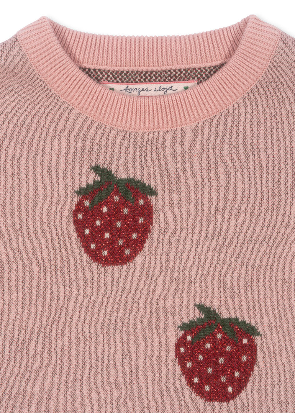 Konges Slojd lapis lurex knit dress detail