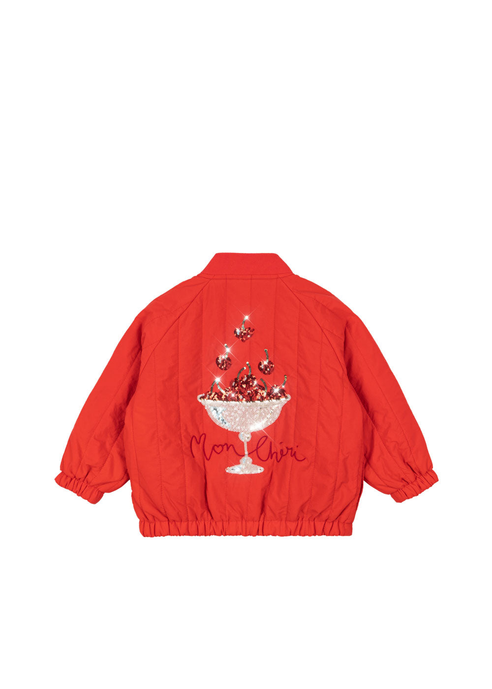 Juno bomber red fiery sequin