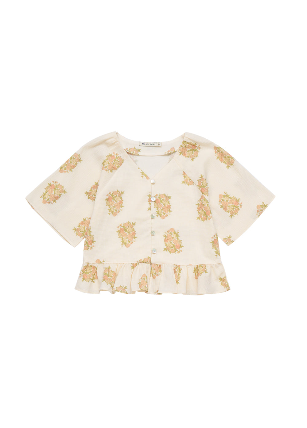 The New Society Loretta Blouse | Bucket Print