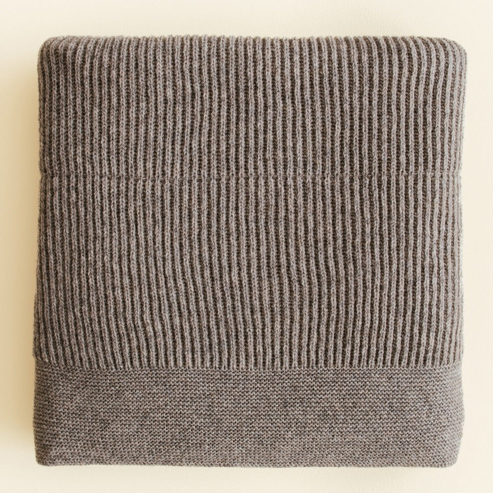 Ledikant deken Gaston Stone Hvid.