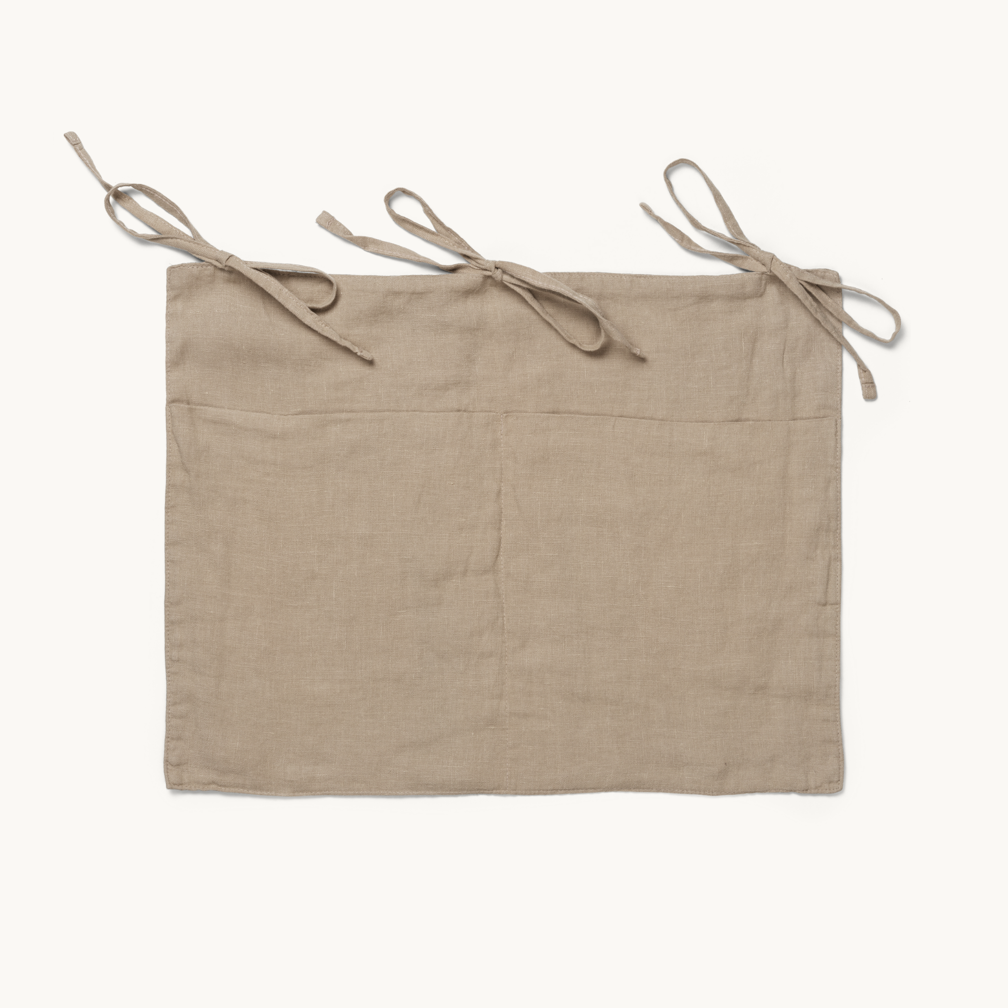 Linnen bedpocket beige