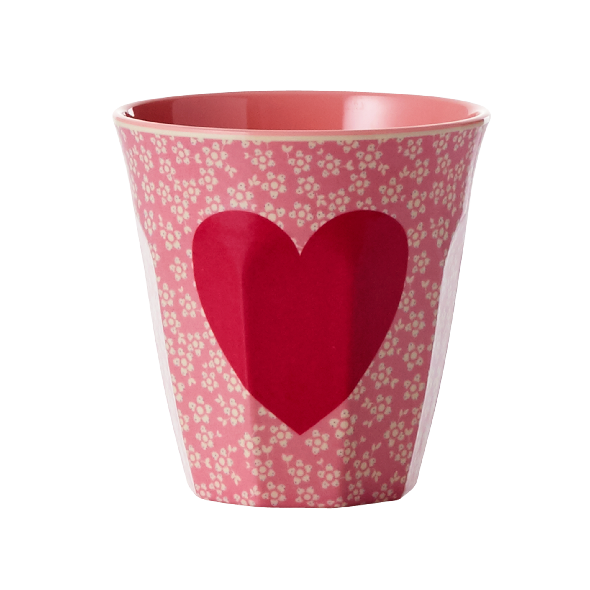 Beker roze hart
